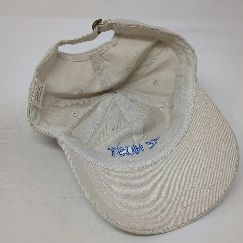NH Lakes Association Lake Host Baseball Cap Beige One Size Adjustable Cotton Hat